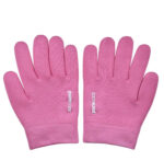 PURECODE Moisturizing Gel Gloves for Dry Skin, S-M (Pink) - Image 2