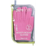 PURECODE Moisturizing Gel Gloves for Dry Skin, S-M (Pink)