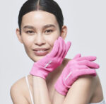 PURECODE Moisturizing Gel Gloves for Dry Skin, S-M (Pink) - Image 3
