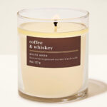 Coffee & Whiskey Single Wick Candle - 8 oz / 227 g