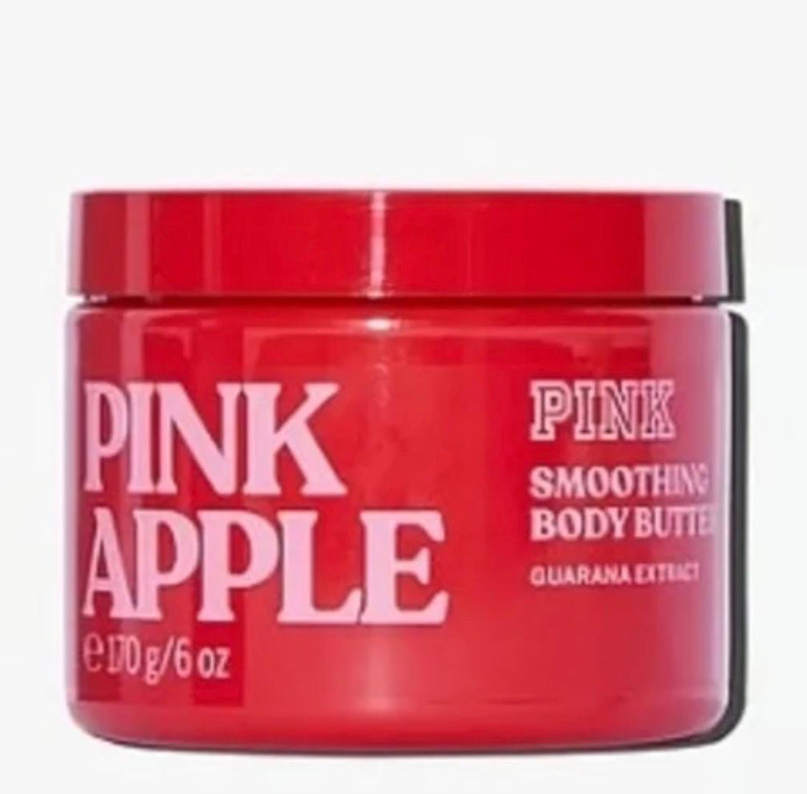 111 VICTORIAS SECRET PINK PINK APPLE SMOOTHING BODY BUTTER with GUARANA 6oz / 170g - Image 1