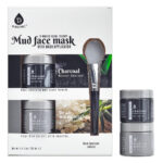 PURSONIC 2 Pack Facial Therapy Mud Face Mask with Mask Applicator