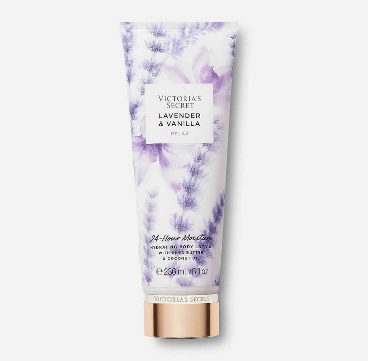 58 Victoria’s Secret Body Fragrances | Lavender & Vanilla Natural Beauty Hydrating Body Lotion - Image 1