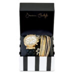 Women's Cognac Leather Strap Analog Watch, 36mm