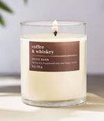 Coffee & Whiskey Single Wick Candle - 8 oz / 227 g - Image 2