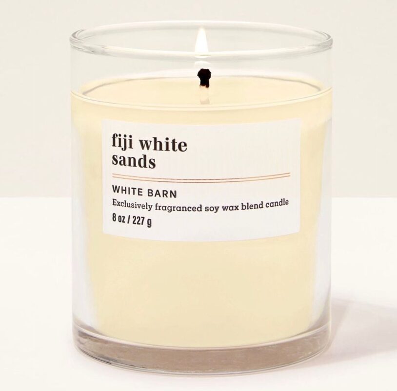 Fiji White Sands Single Wick Candle