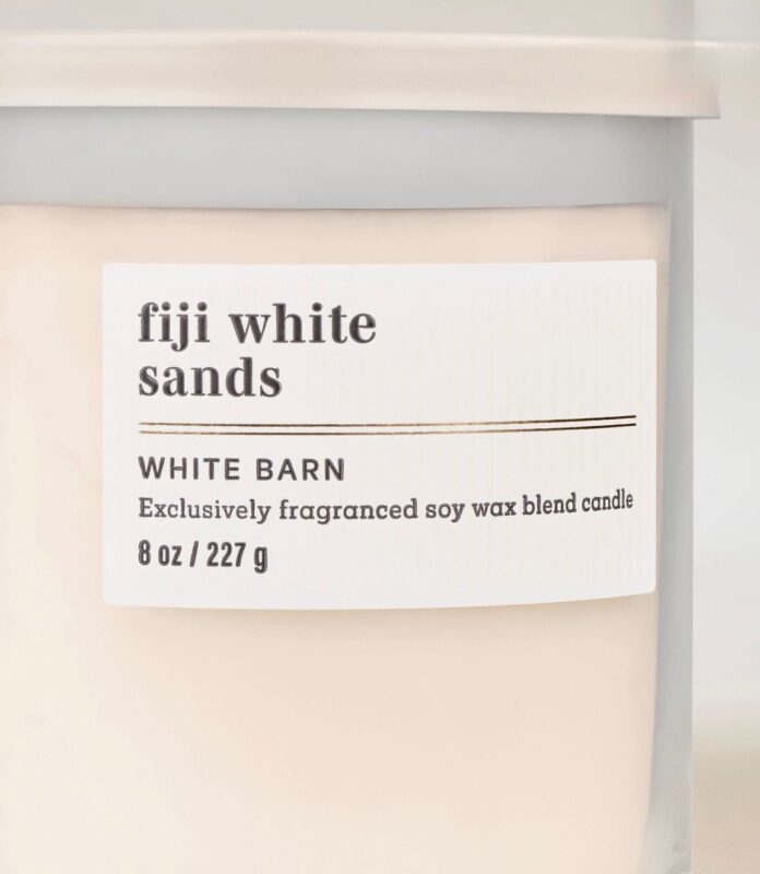 Fiji White Sands Single Wick Candle