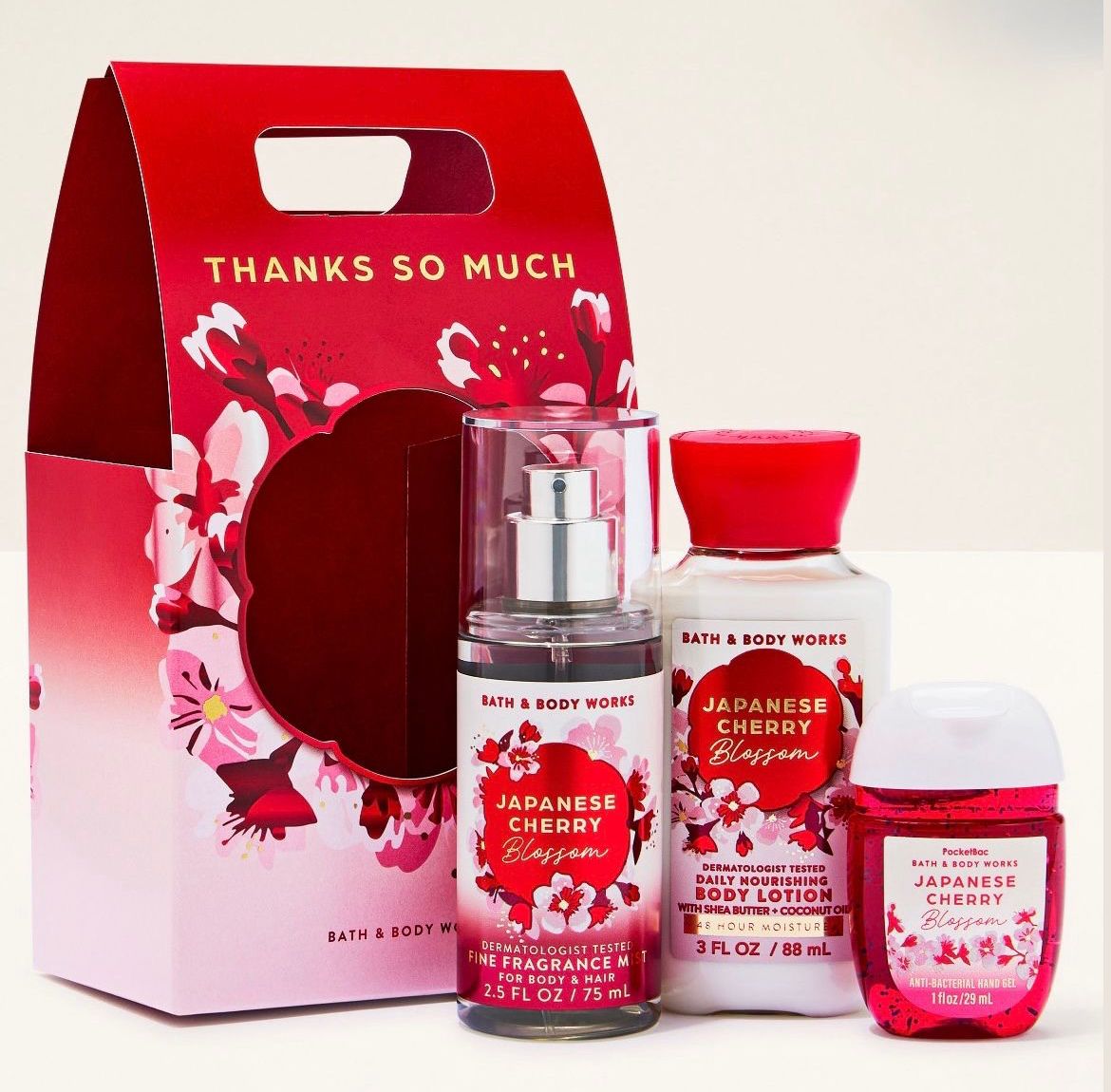 Japanese Cherry Blossom Mini Gift Set Japanese Cherry Blossom Mini Gift Set
