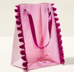 Magenta Ruffled Gift Bag