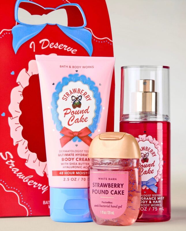 Strawberry Pound Cake Mini Gift Set