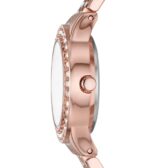 Women's Rose Gold-Tone Bracelet Watch Gift Set, 27mm