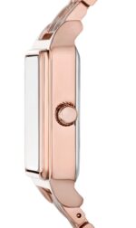 Women's Quartz Three-Hand Rose Gold Alloy Watch Set, 30mm