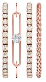 Women's Quartz Three-Hand Two-Tone Alloy Watch Set, 36mm