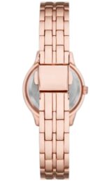 Women's Three Hand Rose Gold-Tone Alloy Watch 27mm Gift Set