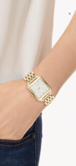 Women's Gold-Tone Bracelet Watch 28mm Gift Set