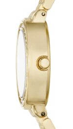 Women's Quartz Three-Hand Gold Alloy Watch Set, 23mm