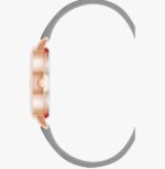 Nine West Women’s Floral Dial Gray Strap Watch – 36mm