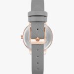 Nine West Women’s Floral Dial Gray Strap Watch – 36mm