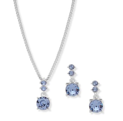 Nine West Boxed Necklace and Earring Set