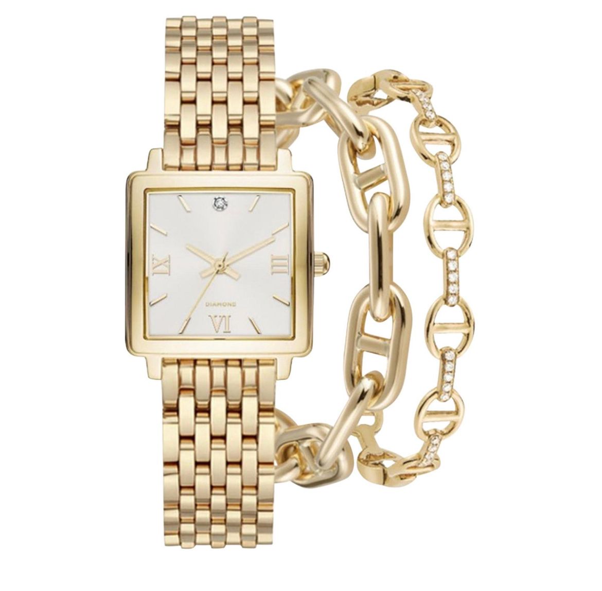 Women's Gold-Tone Bracelet Watch 28mm | Gift Set Women's Gold-Tone Bracelet Watch 28mm | Gift Set