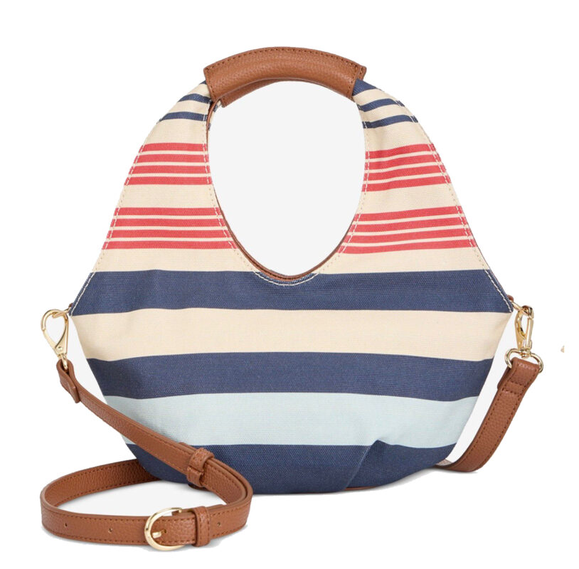 On 34th Alyii Stripe Canvas Top Handle Bag Exclusively at Macy's