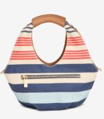 On 34th Alyii Stripe Canvas Top Handle Bag | Exclusively at Macy's