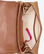 On 34th Kristt Straw Small Satchel Handbag | Exclusively at Macy's