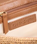 On 34th Kristt Straw Small Satchel Handbag | Exclusively at Macy's