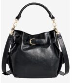 On 34th Ansleyy Glazed Bucket Bag | Exclusively at Macy's