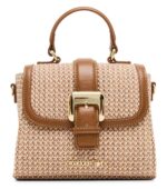 Madden Girl | Jadev Straw Top Handle Mini Satchel Bag