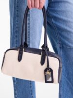 On 34th Broocke East West Canvas Satchel | Macy's Exclusive