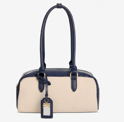 On 34th Broocke East West Canvas Satchel | Macy's Exclusive
