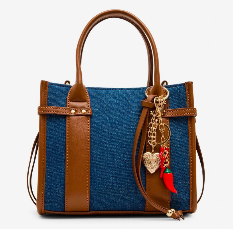 Madden Girl | Logand Denim Mini Tote Bag
