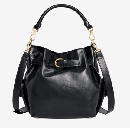 On 34th Ansleyy Glazed Bucket Bag | Exclusively at Macy's