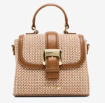 Madden Girl | Jadev Straw Top Handle Mini Satchel Bag