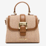 Madden Girl | Jadev Straw Top Handle Mini Satchel Bag